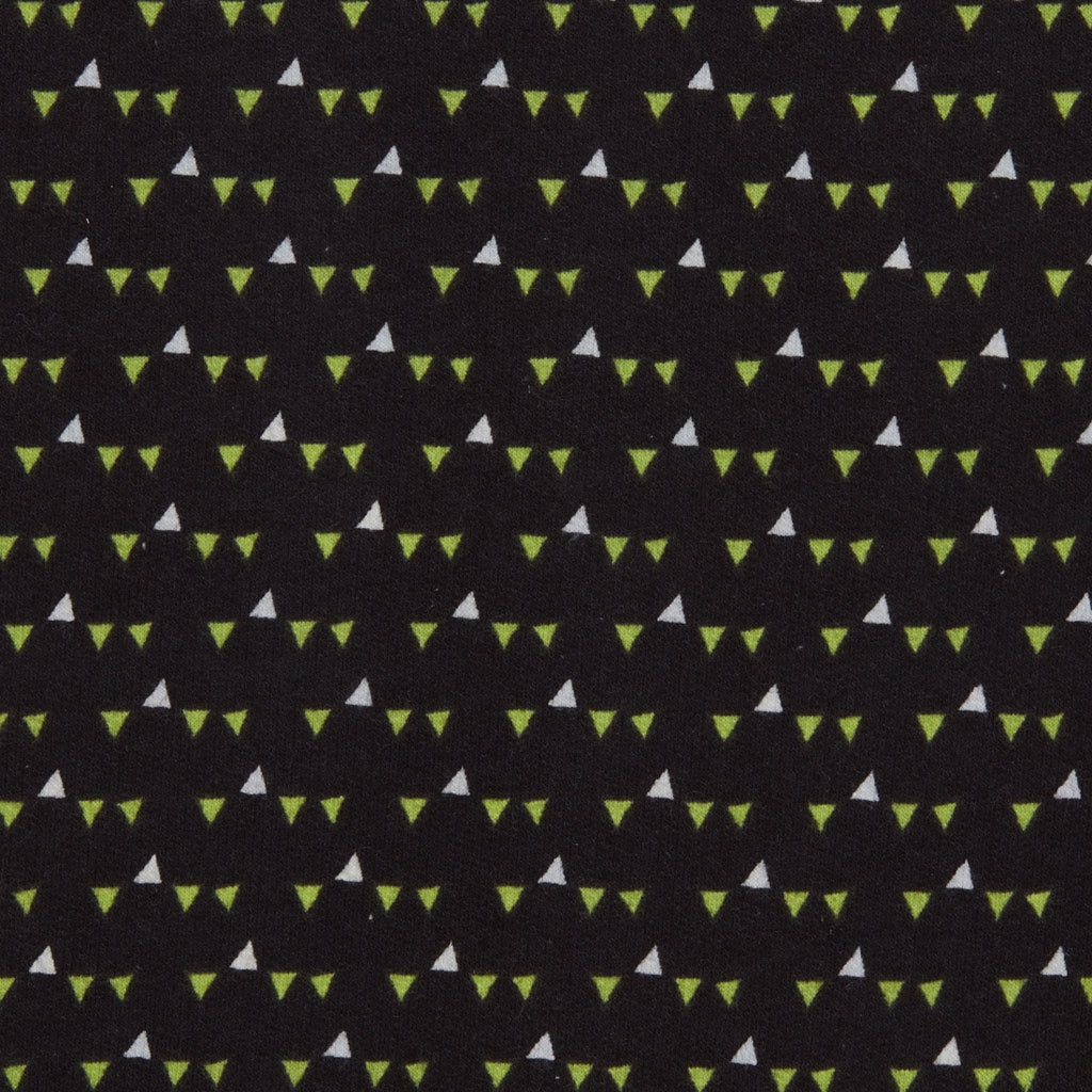Tissu molleton imprimé triangles