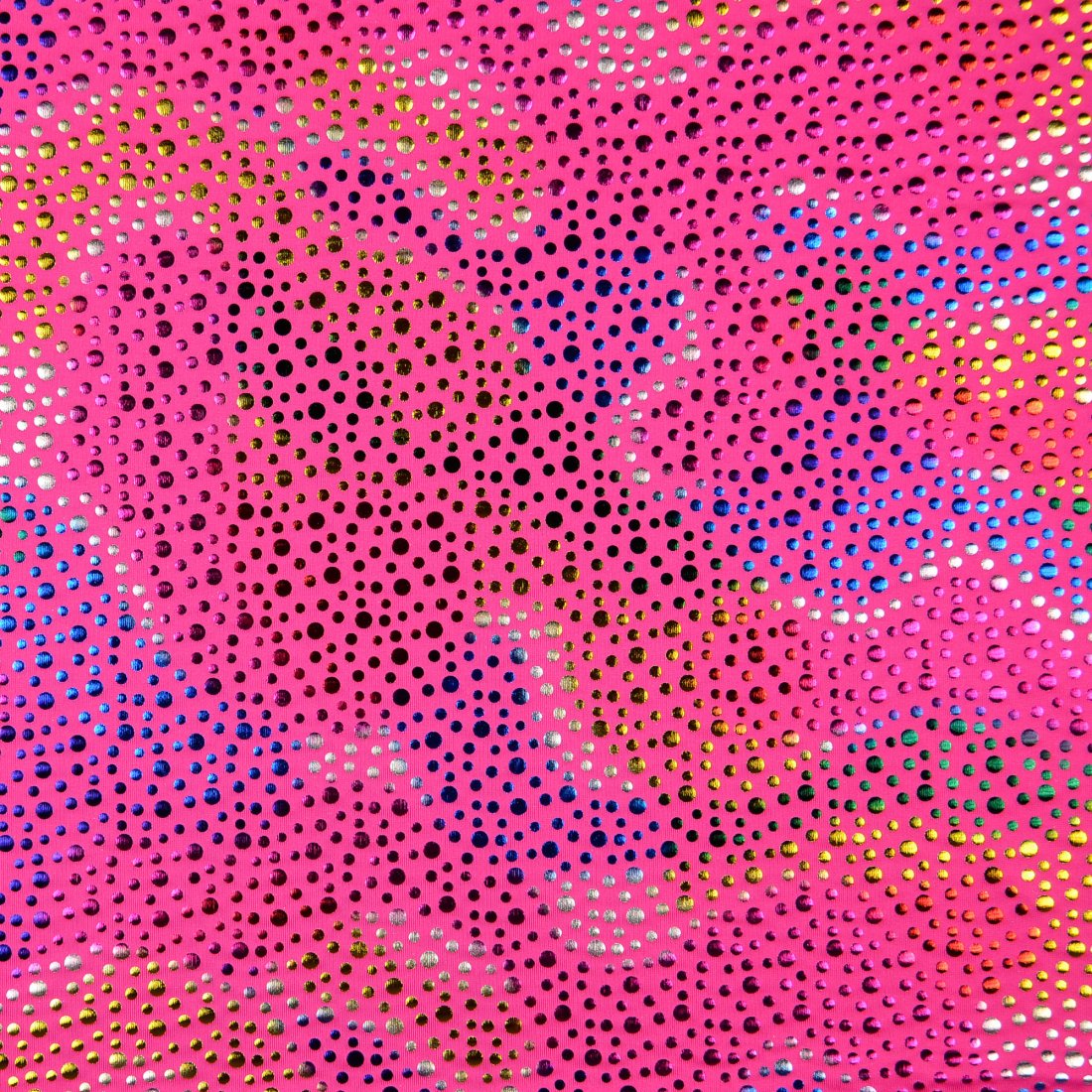 Maille jersey mini pois brillant camouflage rose