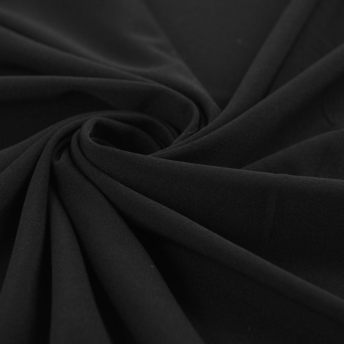 Tissu maille élasthanne non feu M1 noir grande largeur