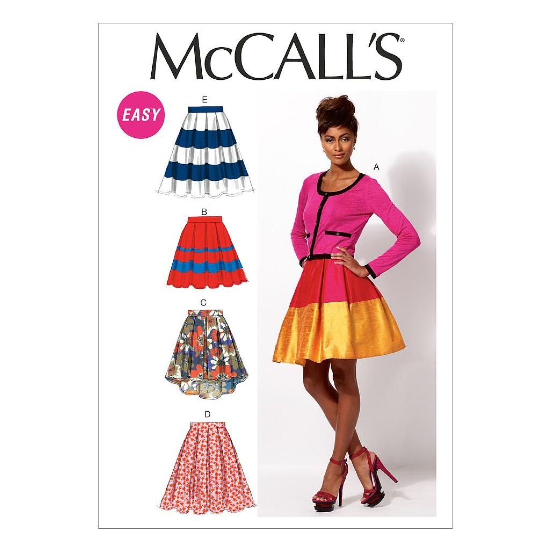 Patron McCALL's M6706A5 Robe,Jupe Femme 34-42 - McCall's - Mondial Tissus
