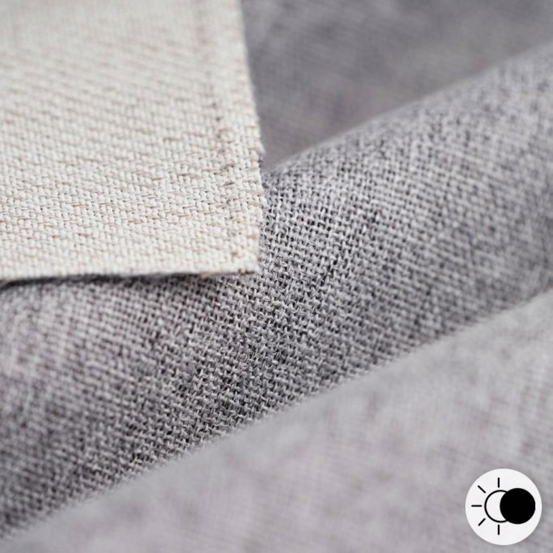 Tissu occultant double face Twill écru - MT