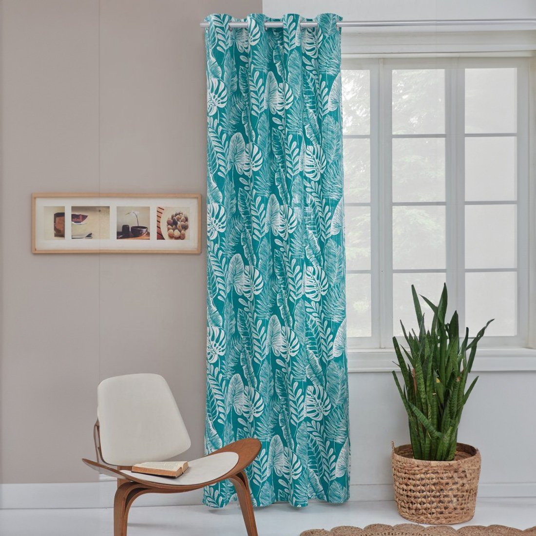 Rideau Fontaine vert 140x250 cm - MT