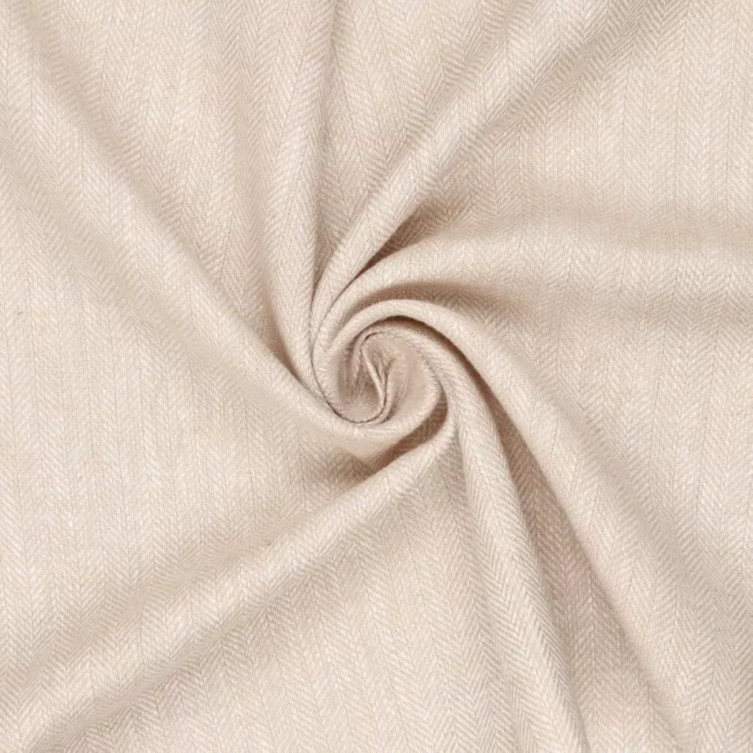 Tissu chevron lin coton