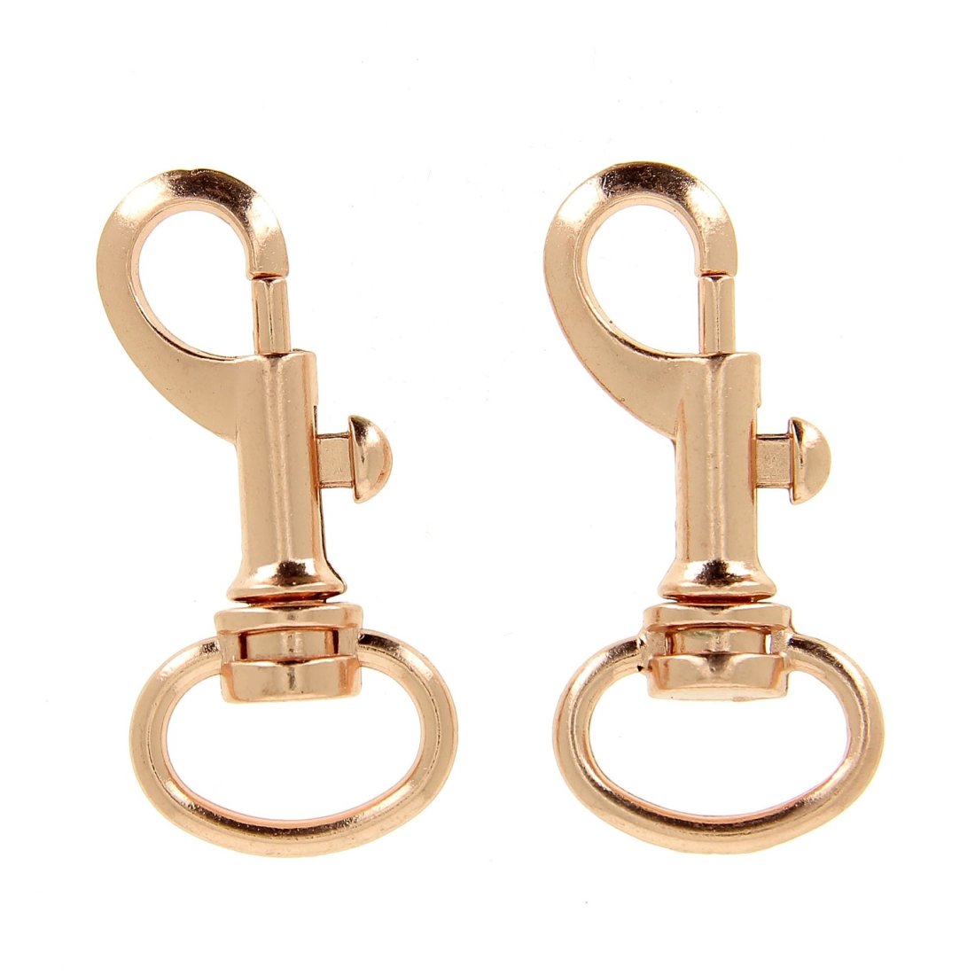 Mousquetons bronze finition anneau 20 mm