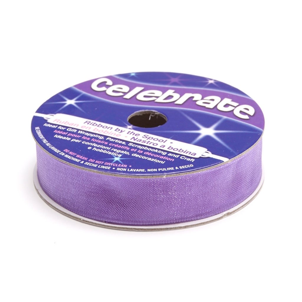 Bobine ruban organza Parme