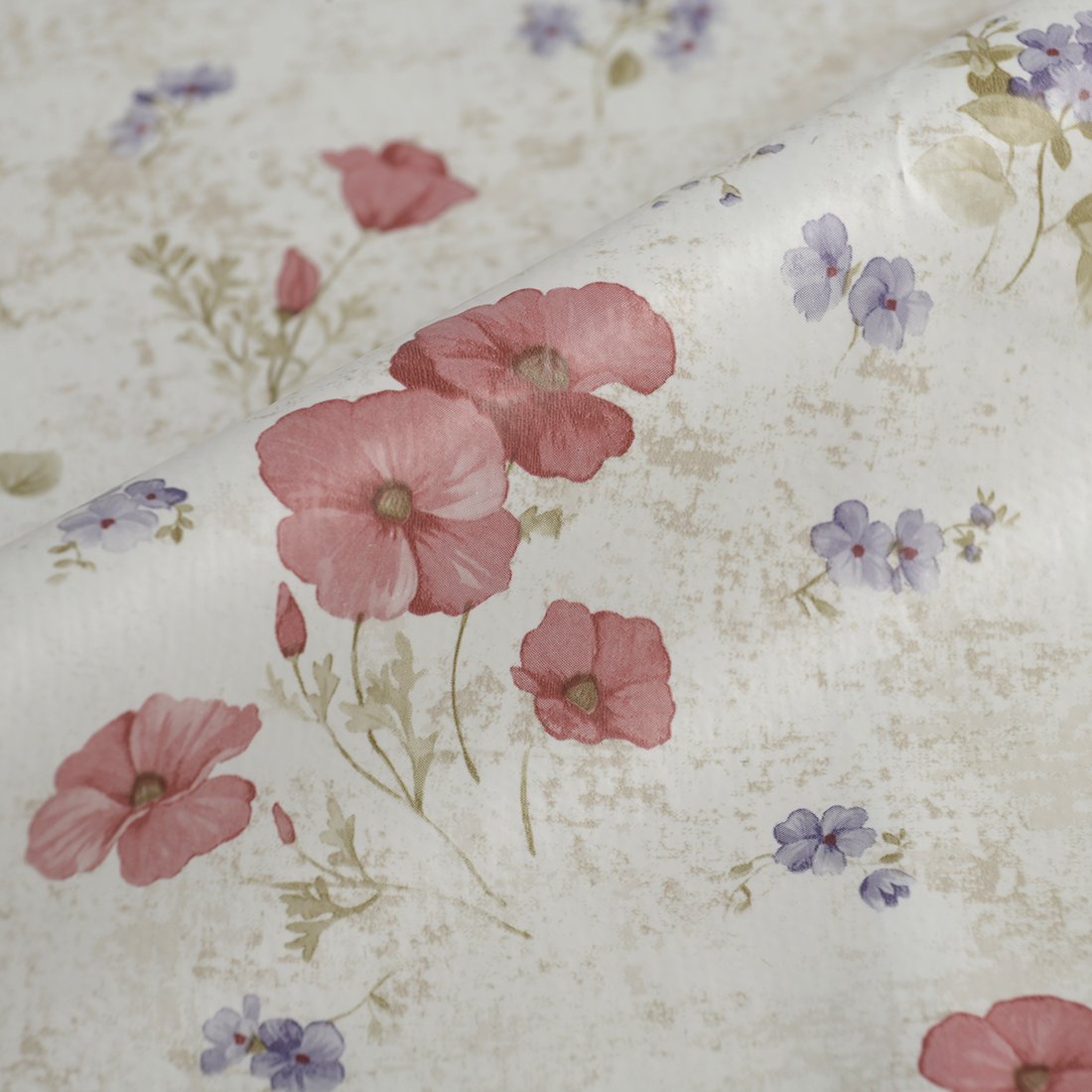 Toile cirée fleur rosalie
