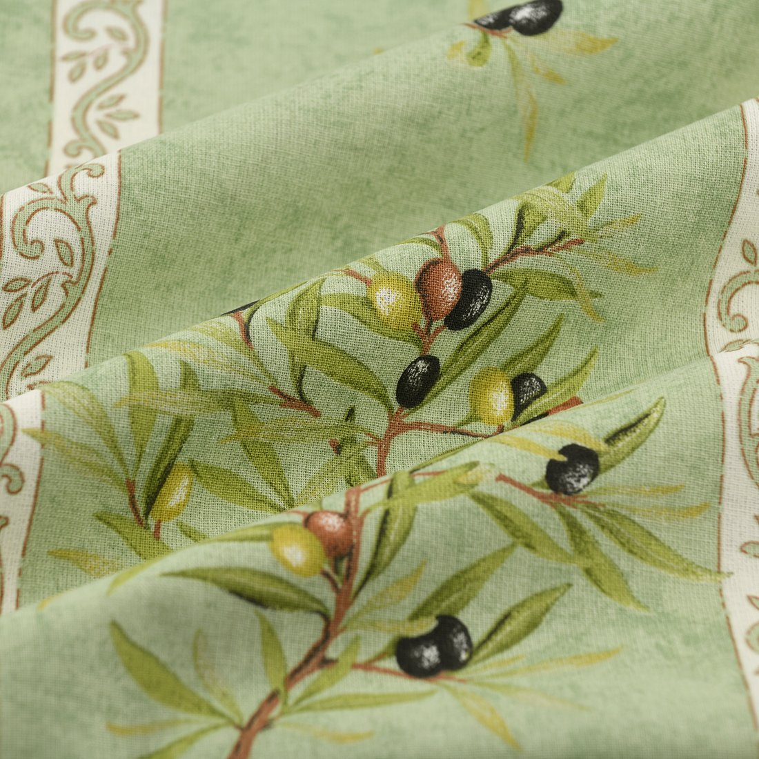 Tissu cretonne le clos des oliviers