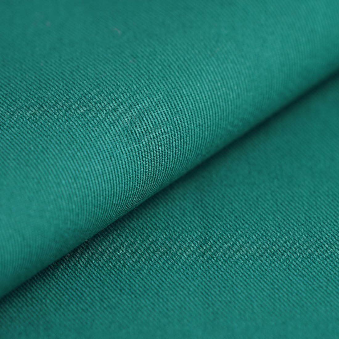 Tissu sergé coton uni Sierra vert - MT