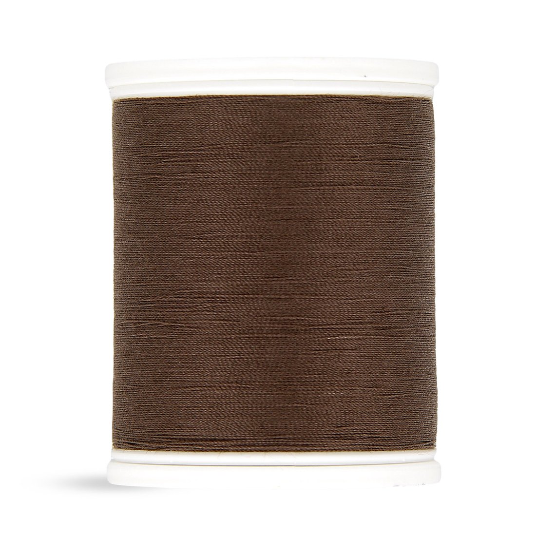 Bobine fil 500 m 100% polyester marron foncé