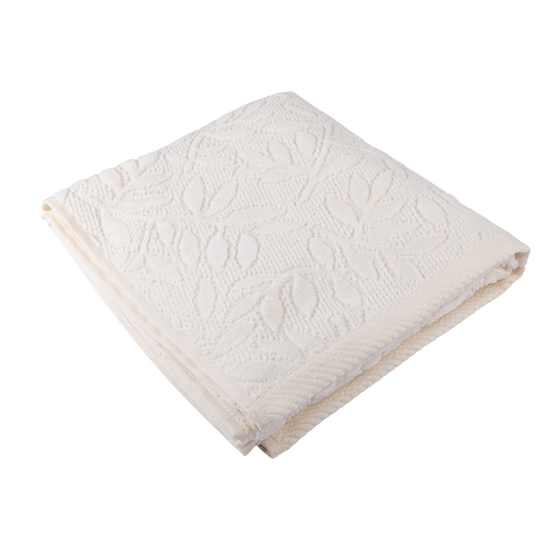 Serviette Cottage blanche 50x100cm - MT
