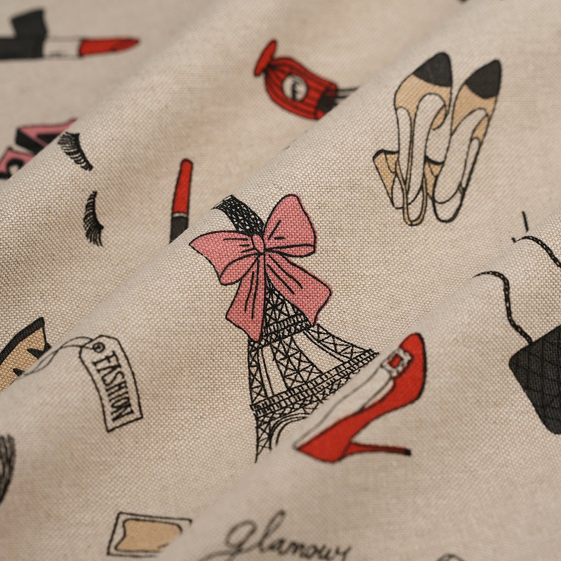 Tissu bachette linen look Fashion style