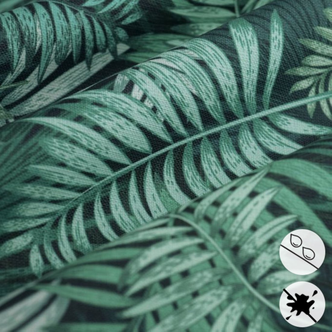 Tissu bâche polyester déperlante Calao aqua - MT