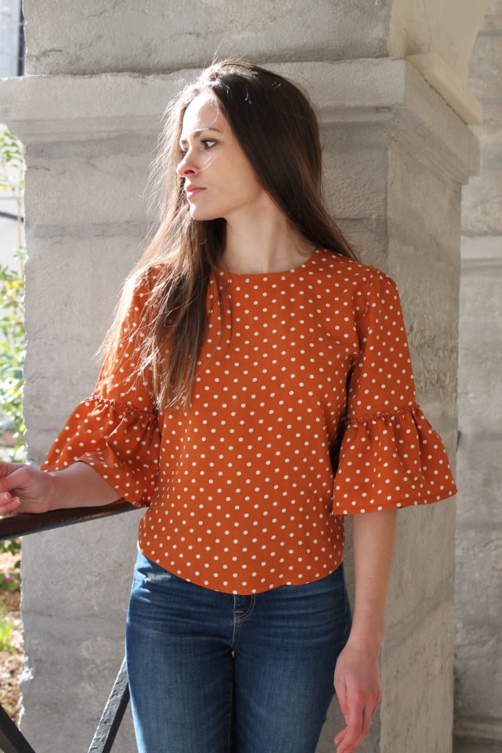 Patron Zora blouse femme du 34-52 - Cha'Coud - Cha'coud - Mondial Tissus