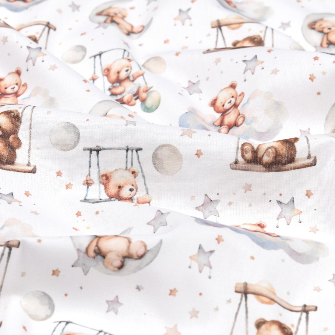 Toile provence animaux aquarelles balançoire