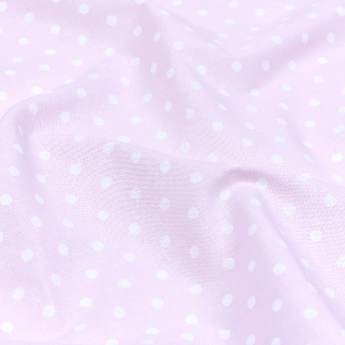 Tissu cretonne enduit imprimé petit pois — vue 3