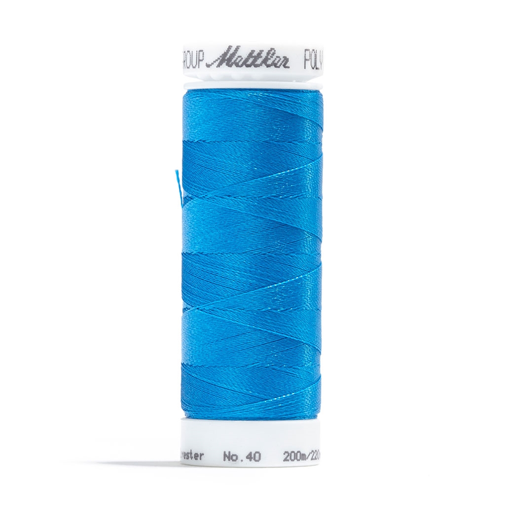 Bobine fil Poly Sheen bleu Mettler