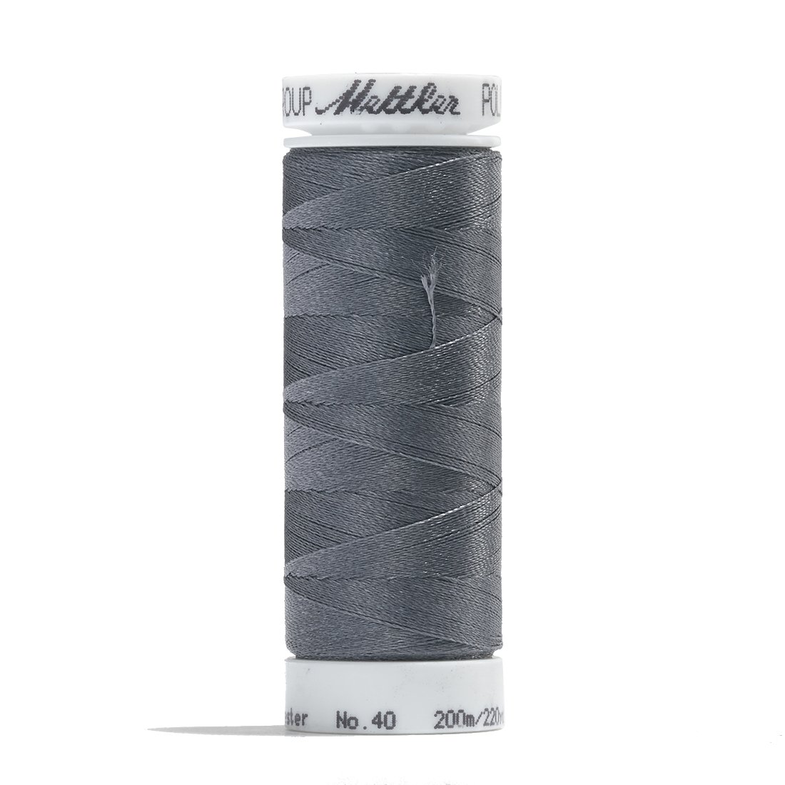 Bobine fil Poly Sheen gris Mettler