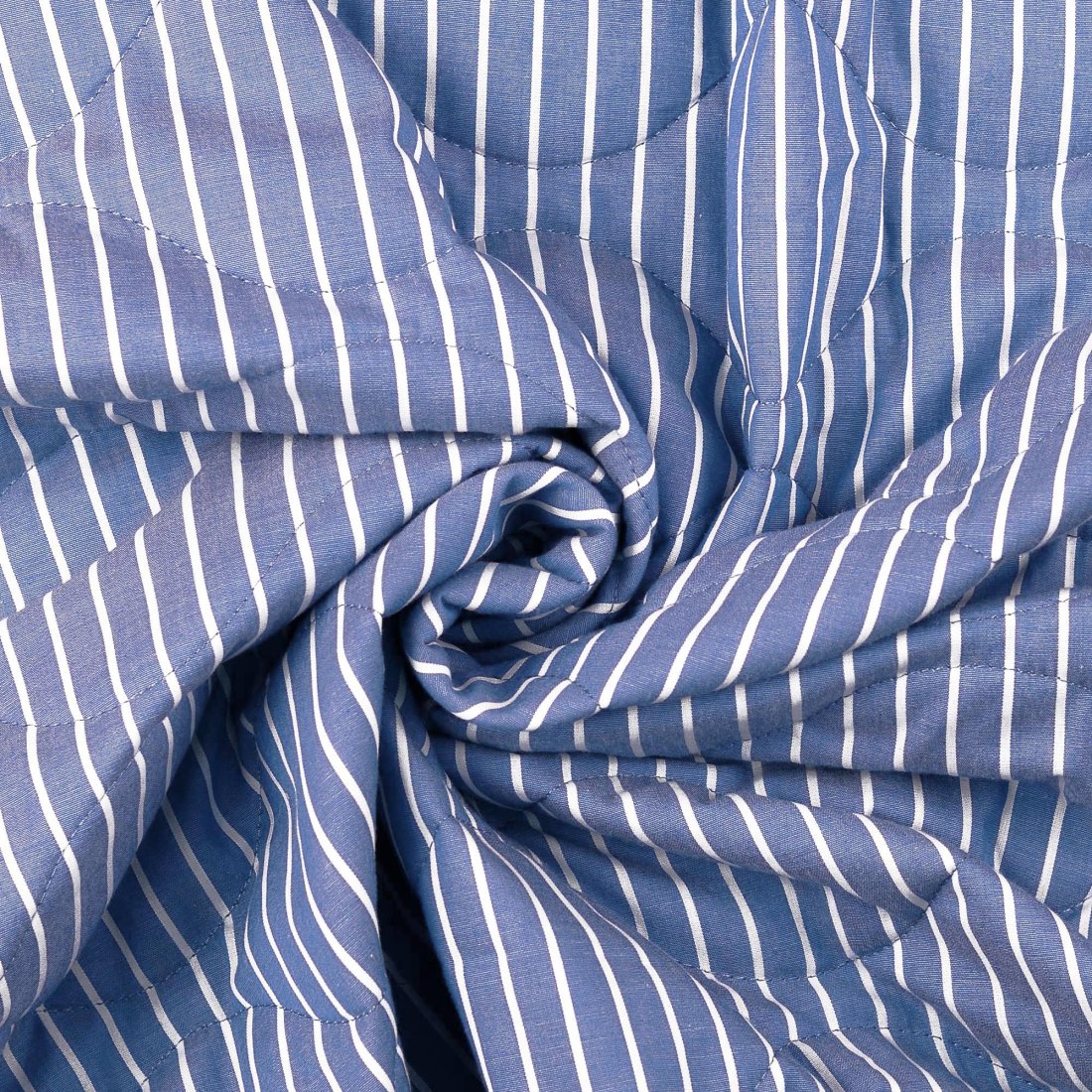 Tissu matelassé imprimé vague rayé