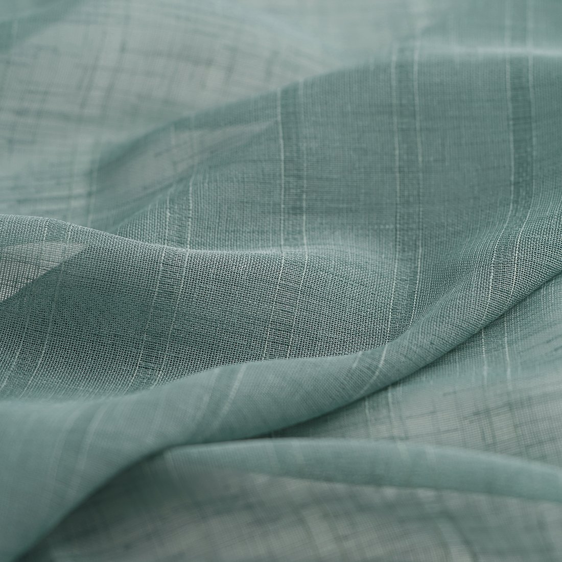 Tissu étamine Scala vert d'eau - 3m - Linder