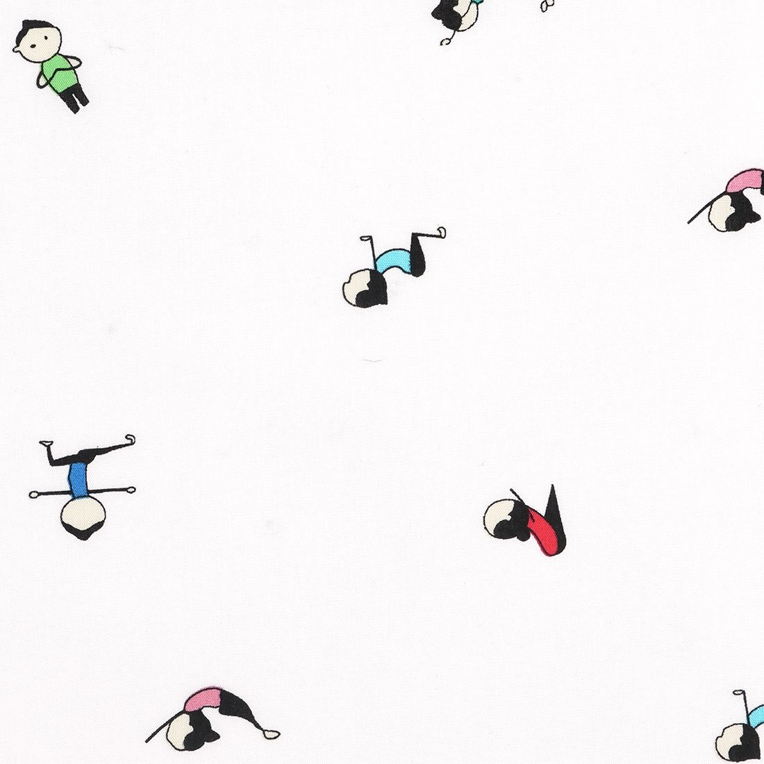 Tissu popeline coton yoga rose