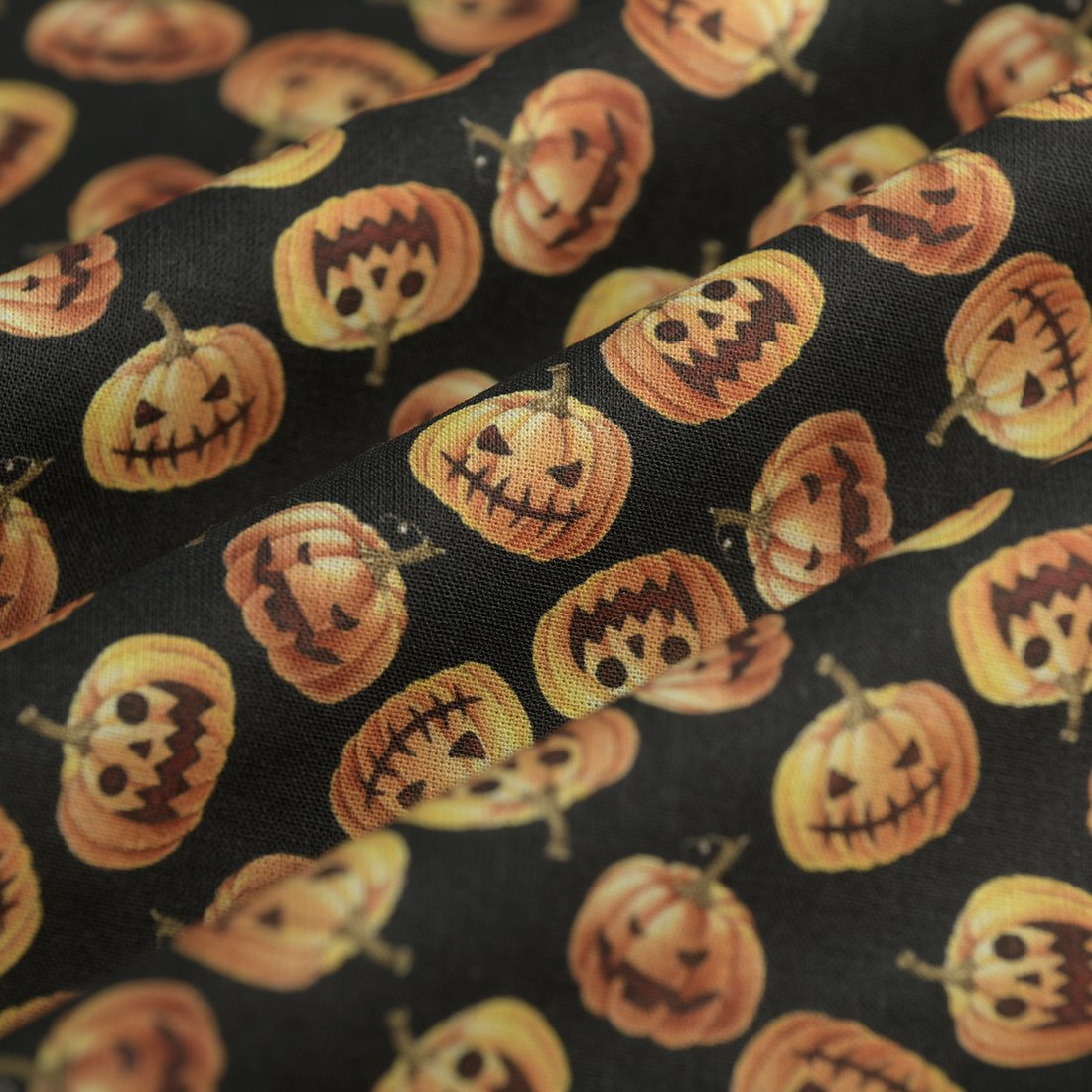 Tissu cretonne Halloween jack