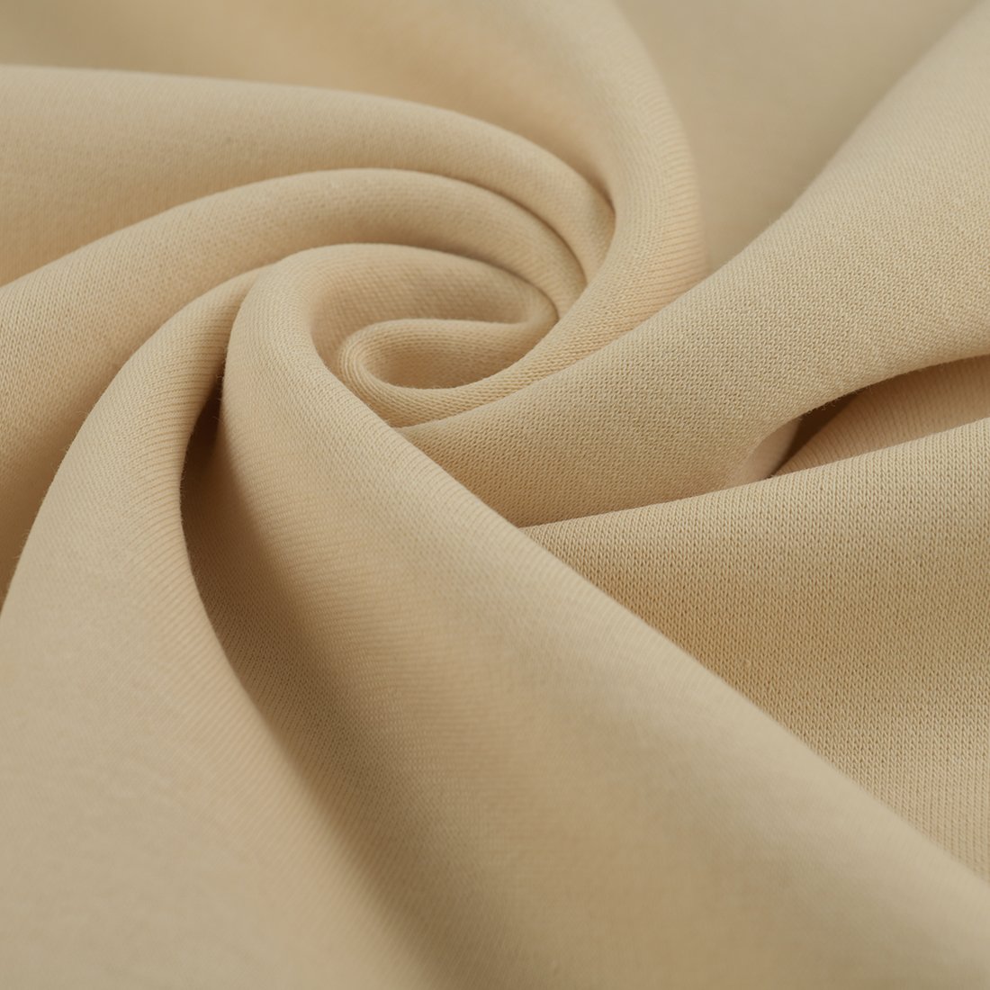 Tissu molleton Molly uni beige