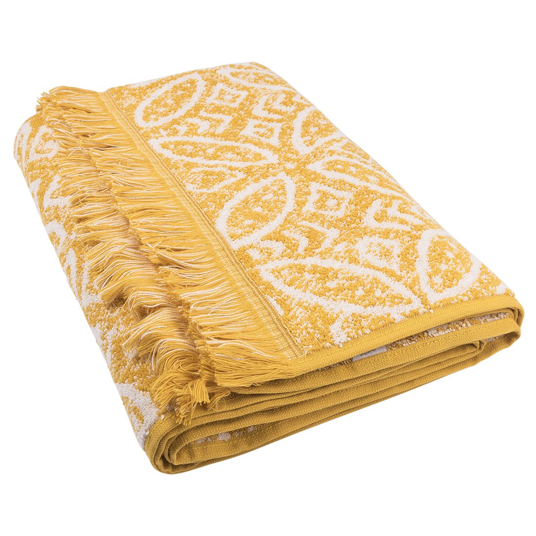 Drap de douche échappée jaune