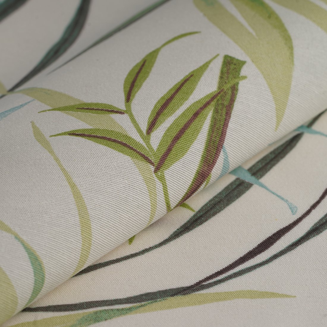 Tissu loneta enduit Napua vert - MT