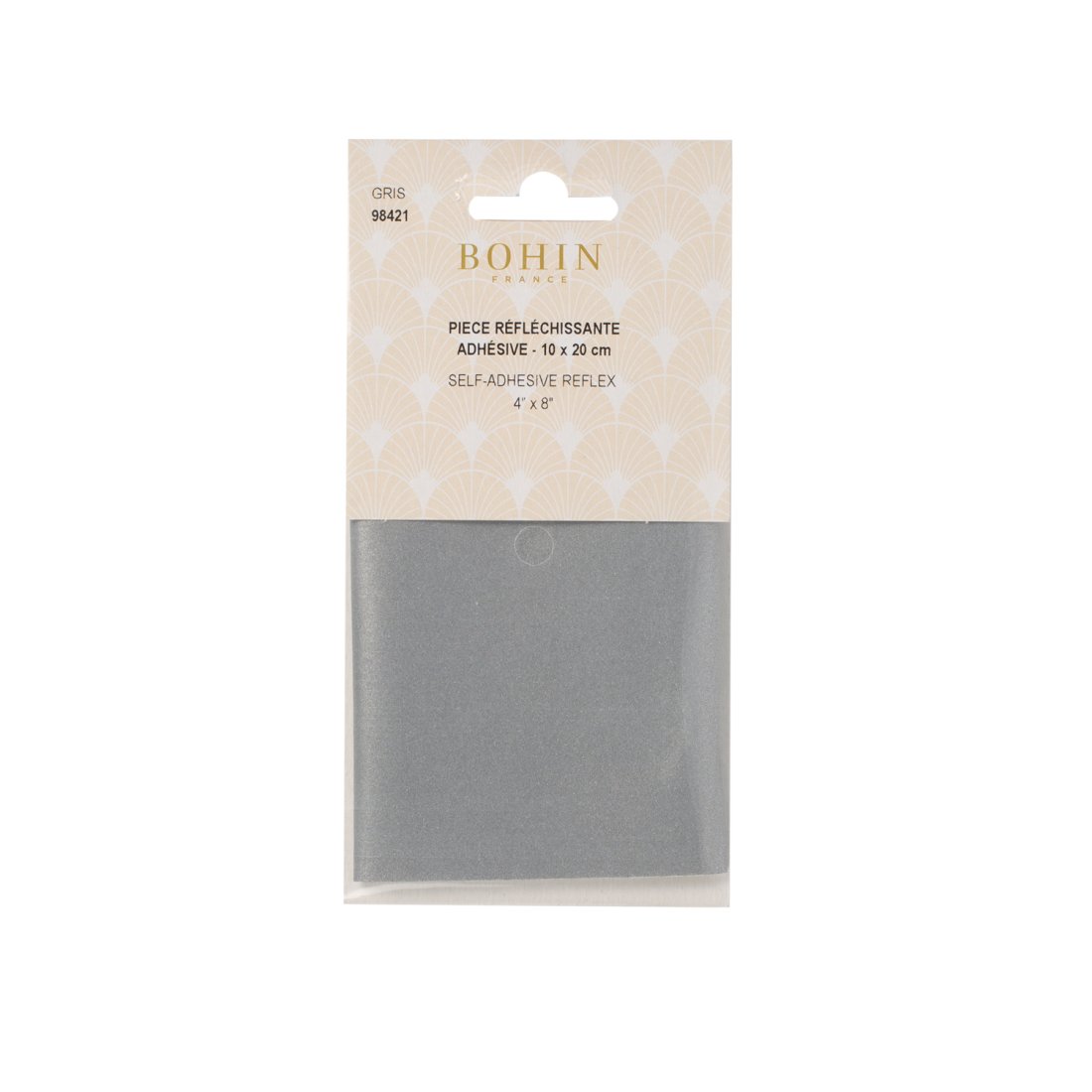 Pièce réfléchissante adhésive grise - Bohin