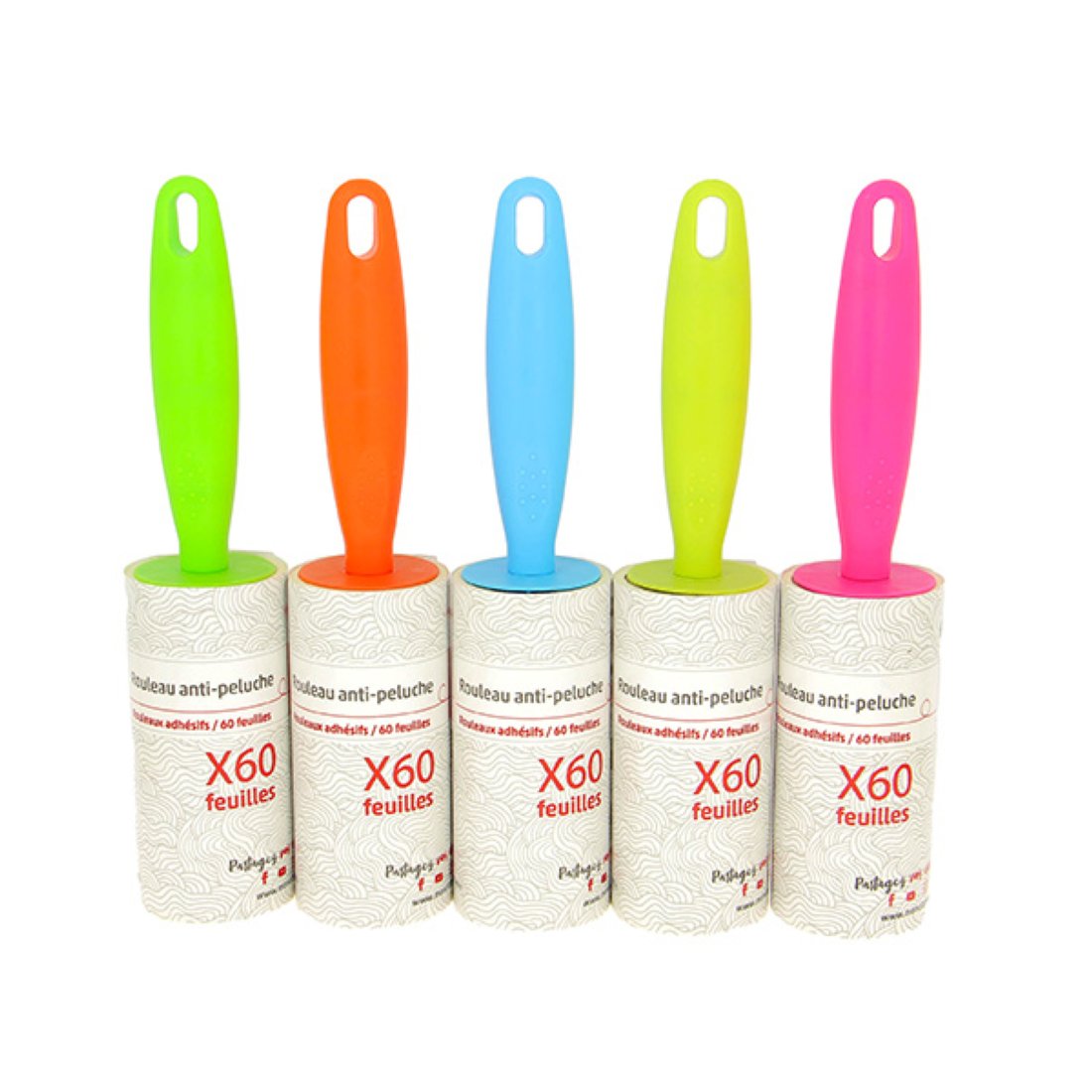 Rouleau anti peluches 60 feuilles