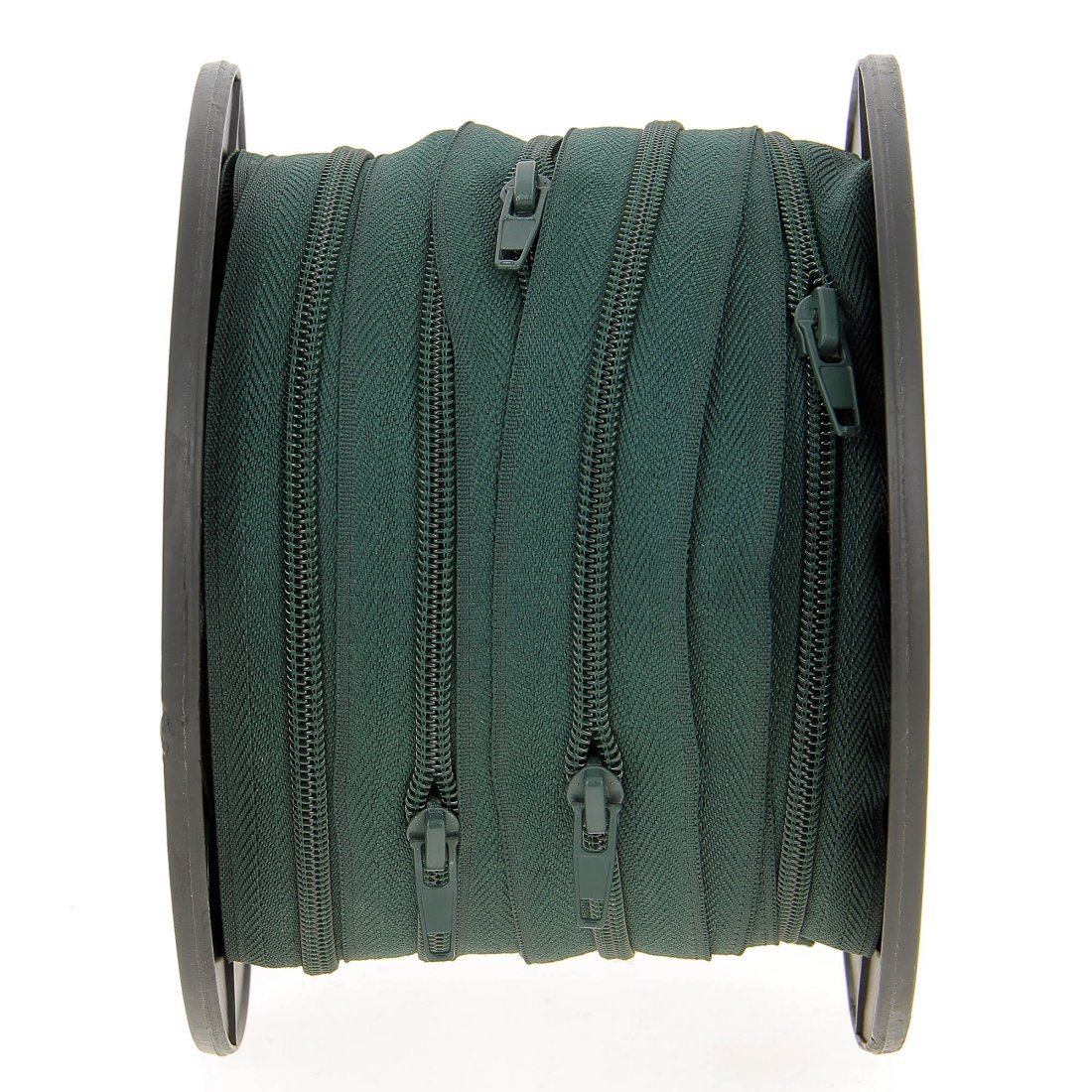 Fermeture spirale avec curseur n°5 - Au mètre Vert sapin - MT - Mondial Tissus