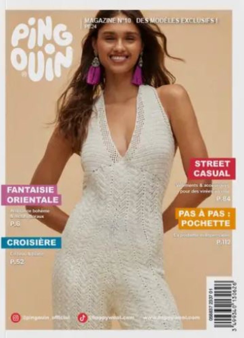 Magazine crochet n°10 Pingouin - Crochet à gogo - Pingouin - Mondial Tissus