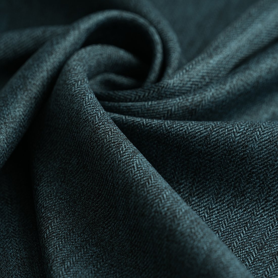 Tissu chevron Amsterdam vert - Linder