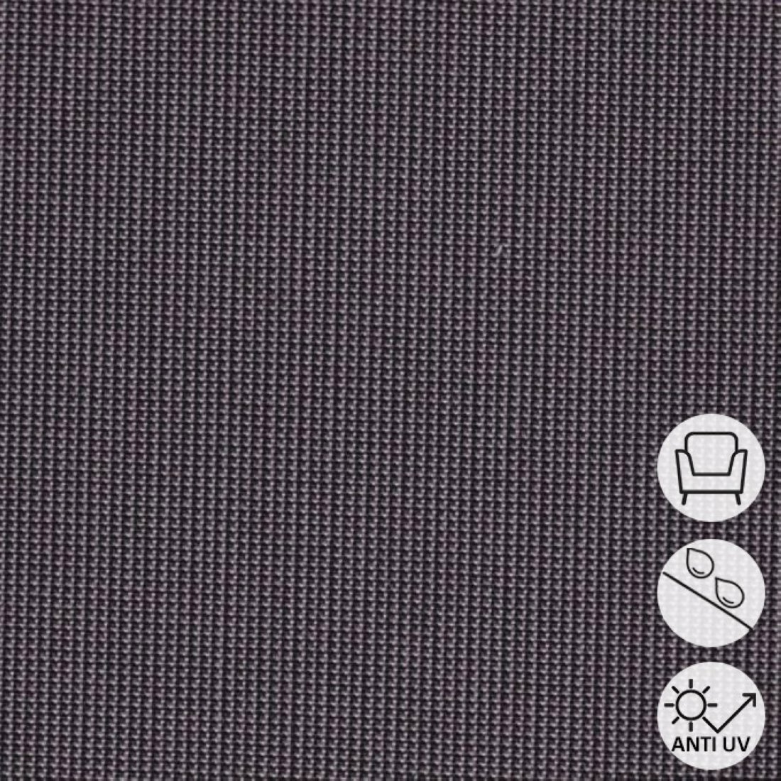 Toile Outdoor polyskin anti-uv anthracite 155 cm