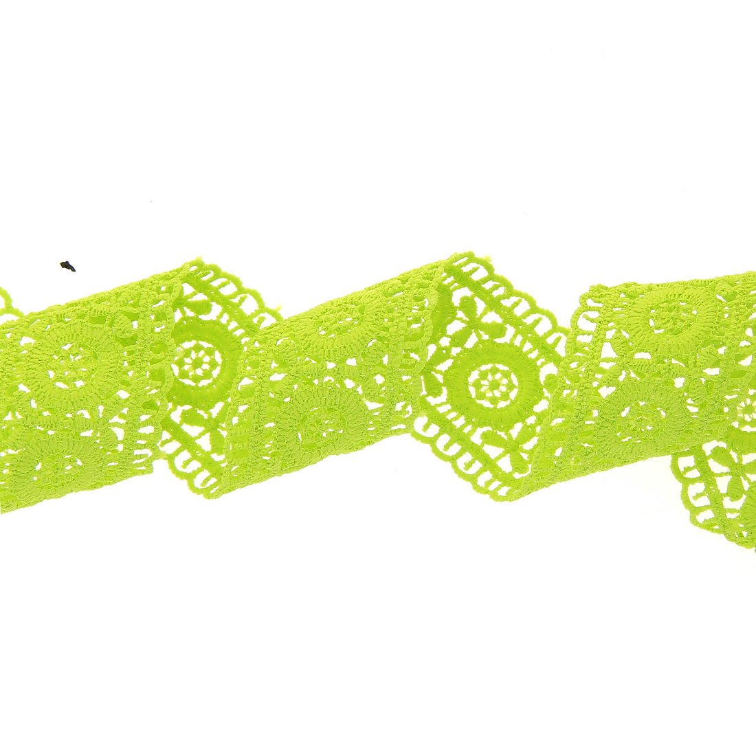 Guipure entre deux vert 40mm