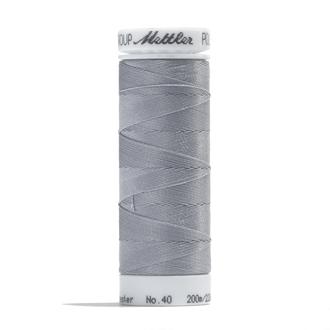 Bobine fil Poly Sheen gris Mettler