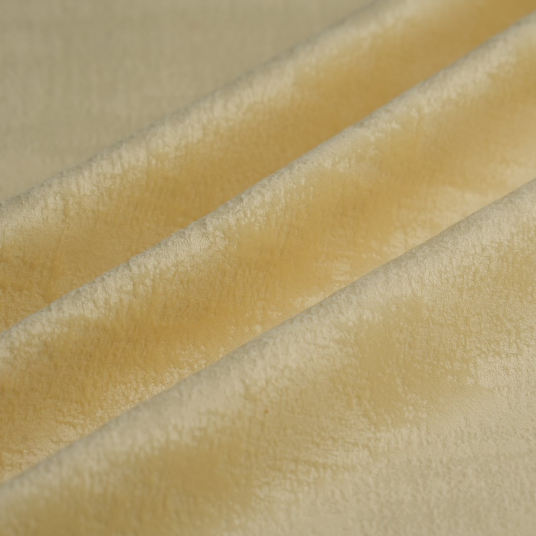 Tissu velours frappé Dickens jaune pastel - MT