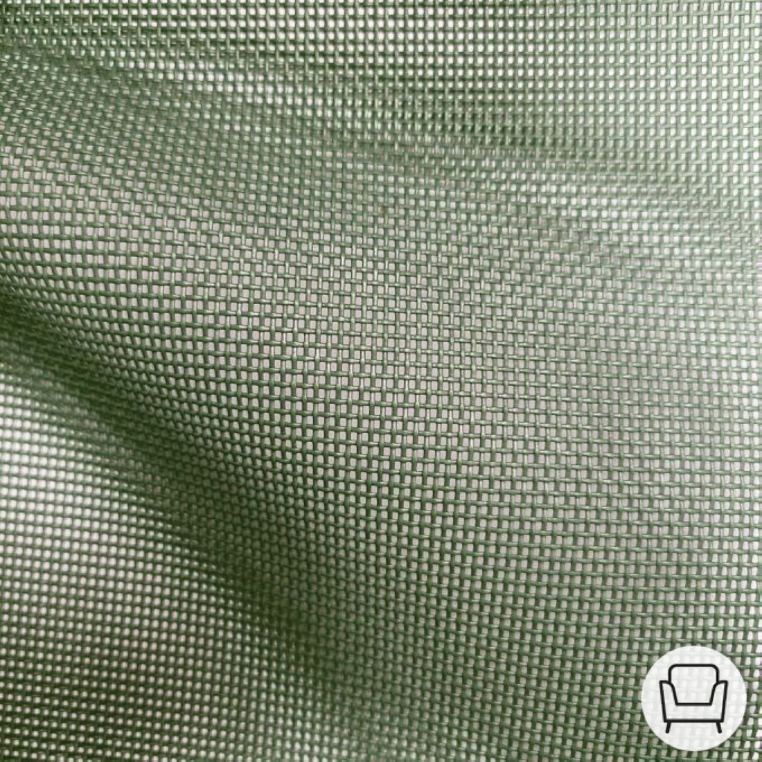 Toile grille siège et bain soleil vert cactus