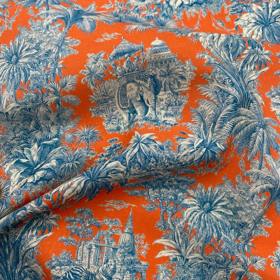 Tissu cretonne imprimé Maharadja — vue 3