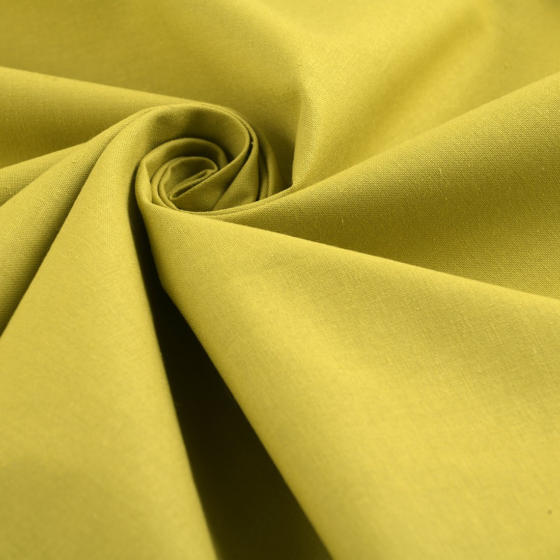 Tissu cretonne unie cristina vert acide - MT