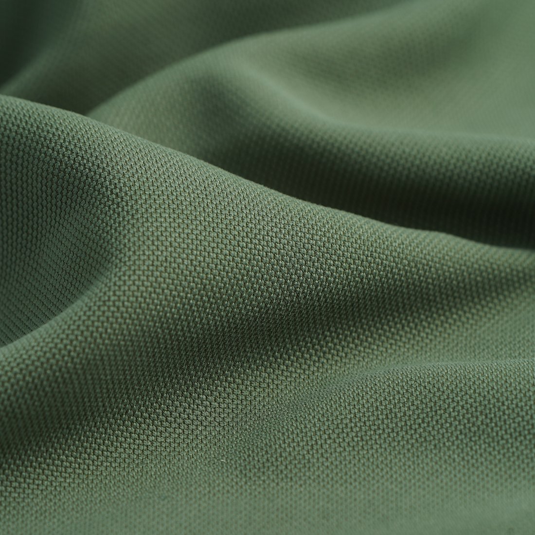 Tissu demi-natté Zahra vert kaki - MT