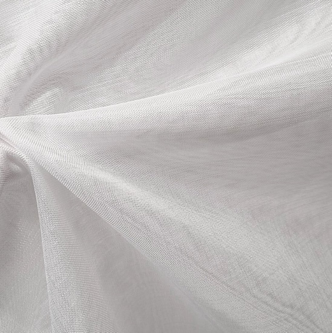 Tissu voile uni plombé beige grande largeur - Linder