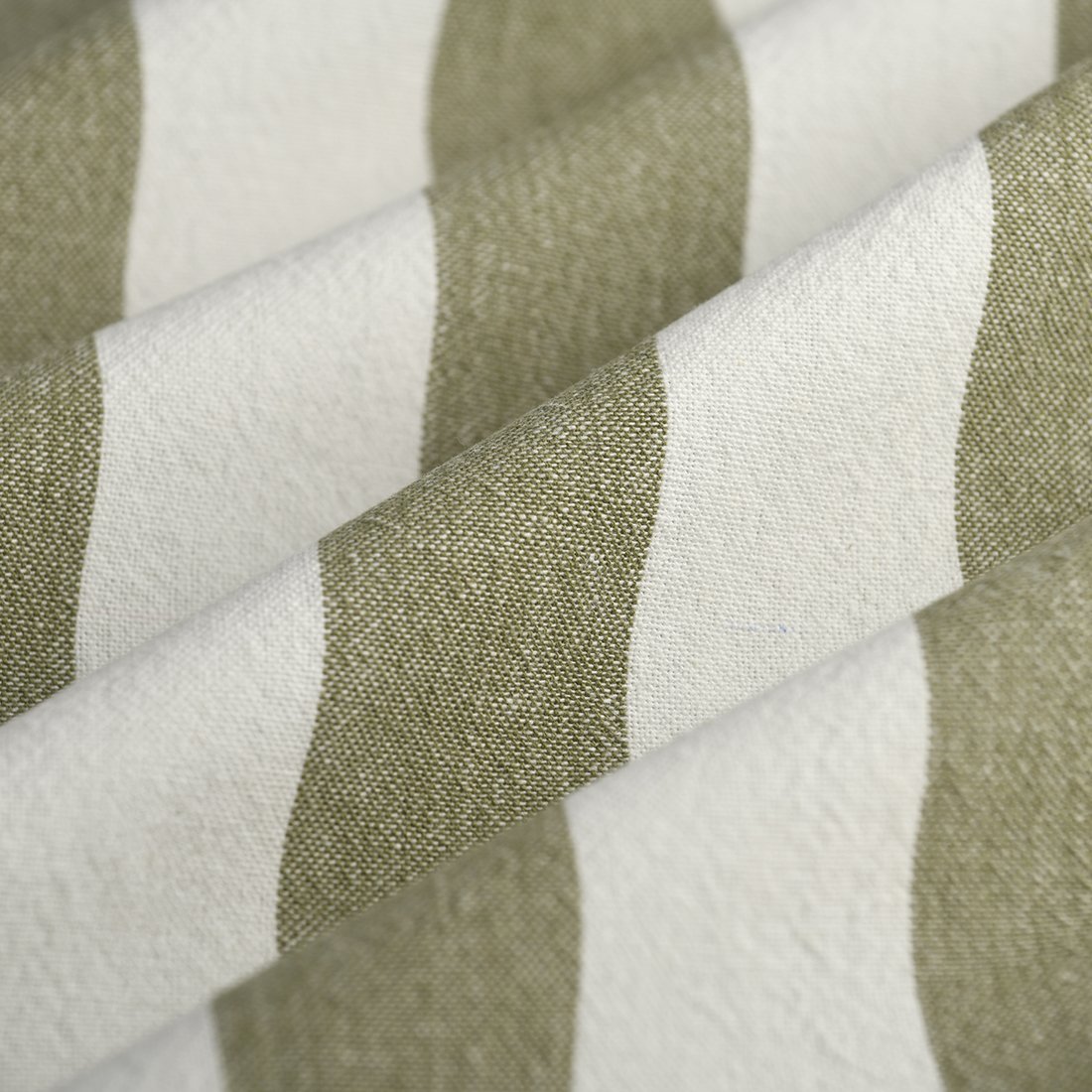 Tissu nappage anti tache stripe vert - MT