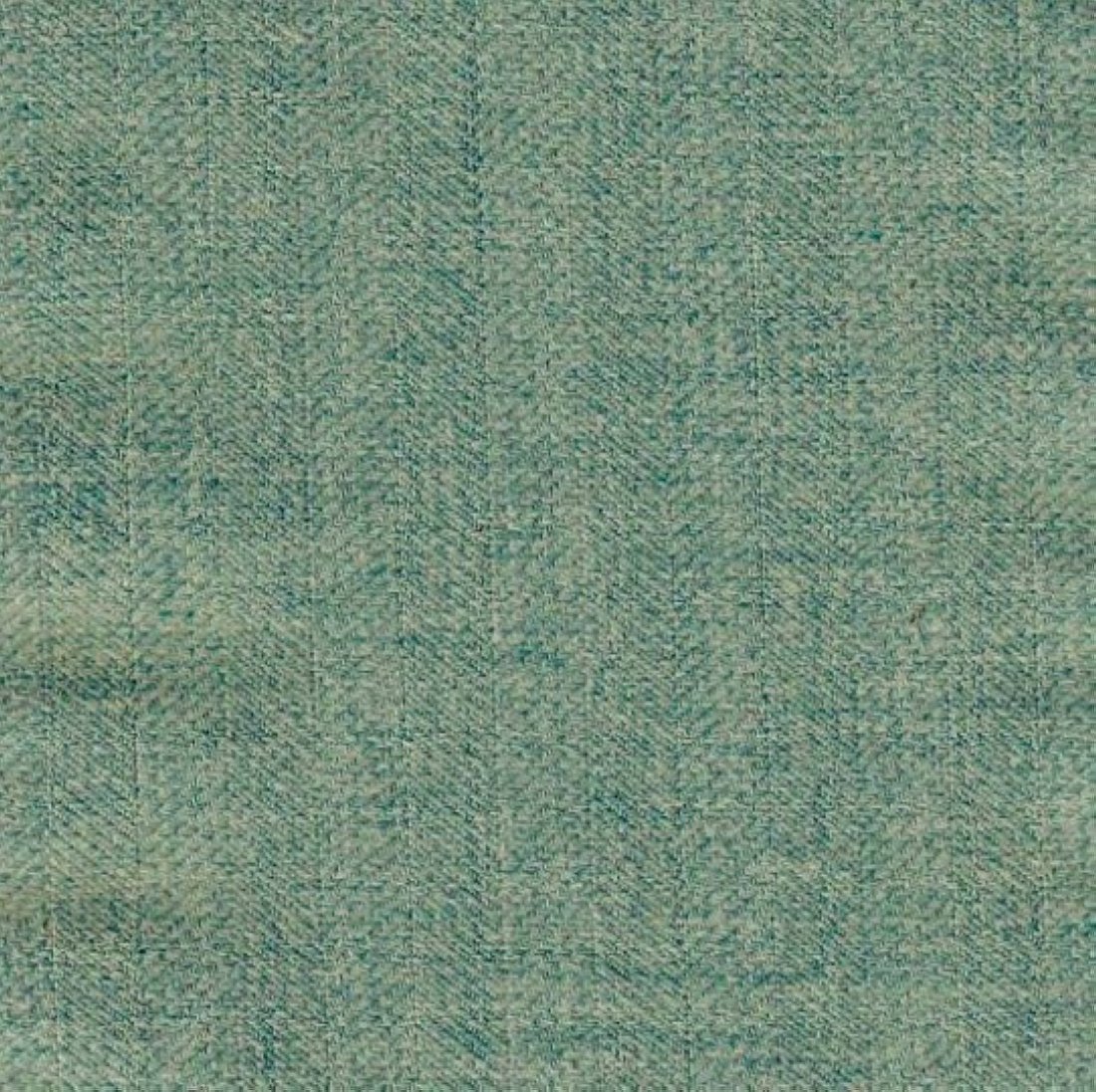 Tissu siège non feu chevron turquoise chiné grande largeur