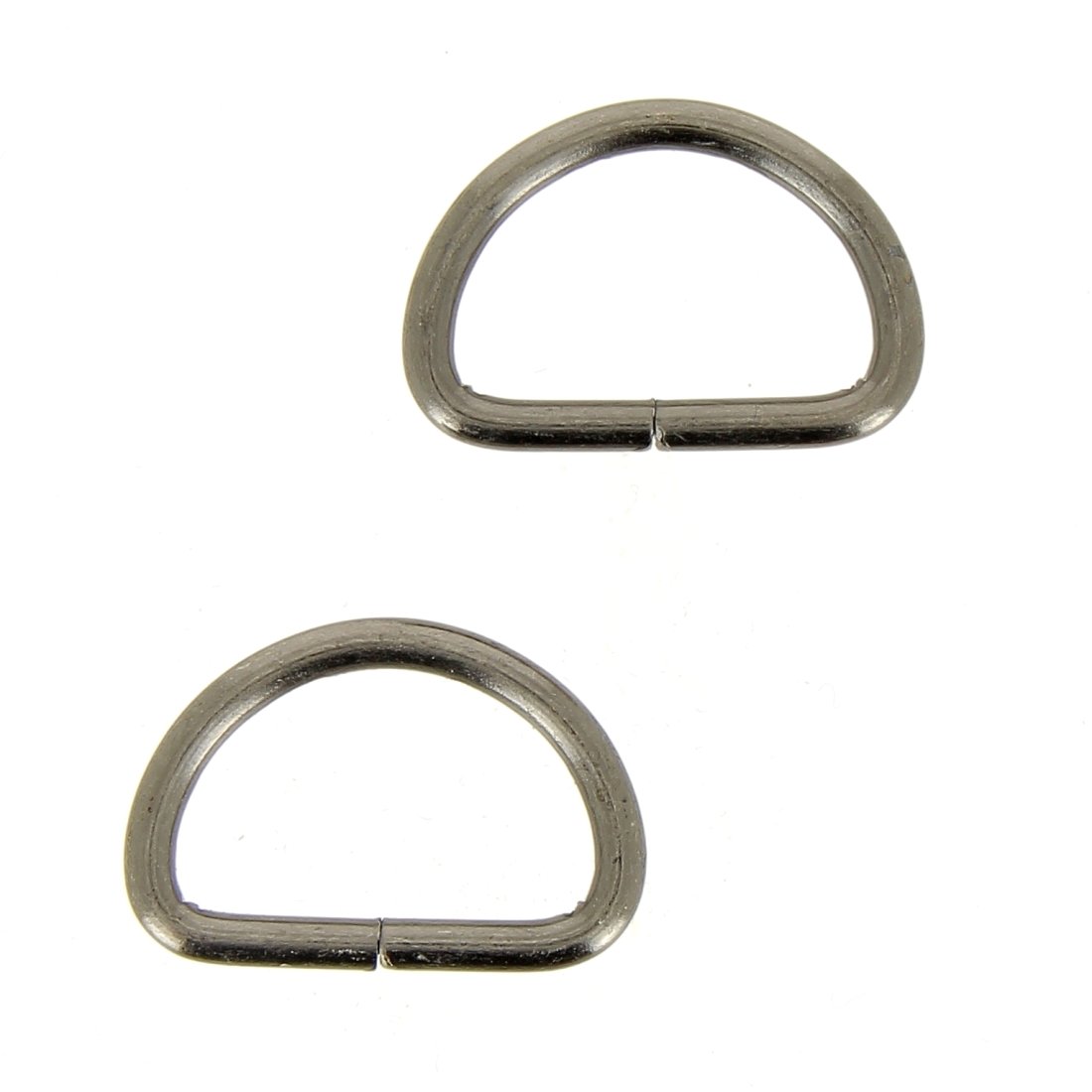 Boucles demi-anneaux en métal 20 mm