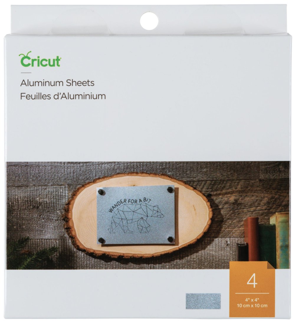 Cricut Maker - 4 feuilles aluminium