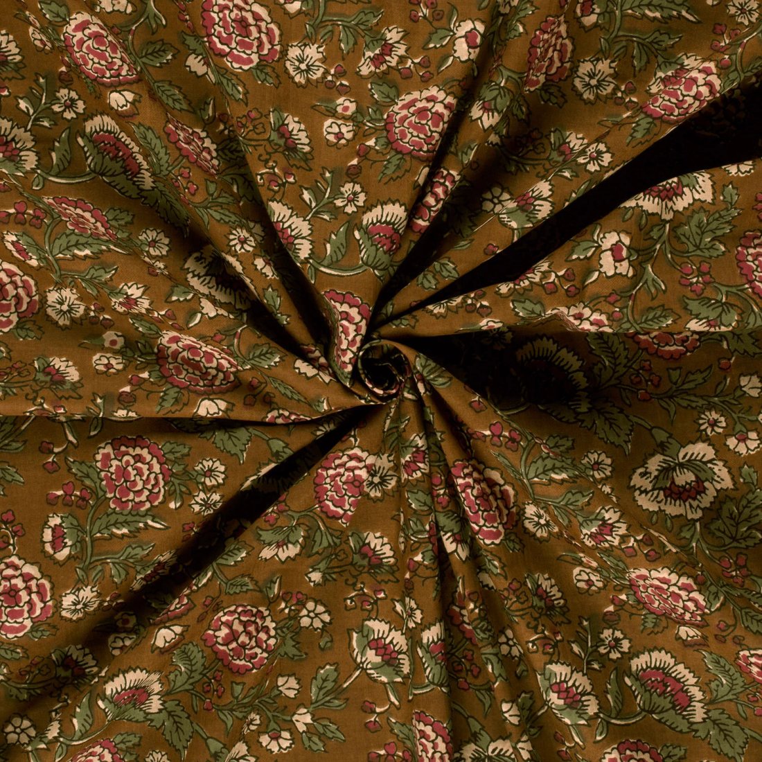 Tissu voile de coton Indien rose