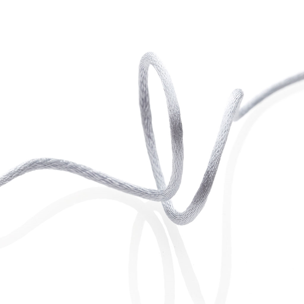 Queue de rat Gris clair 2 mm