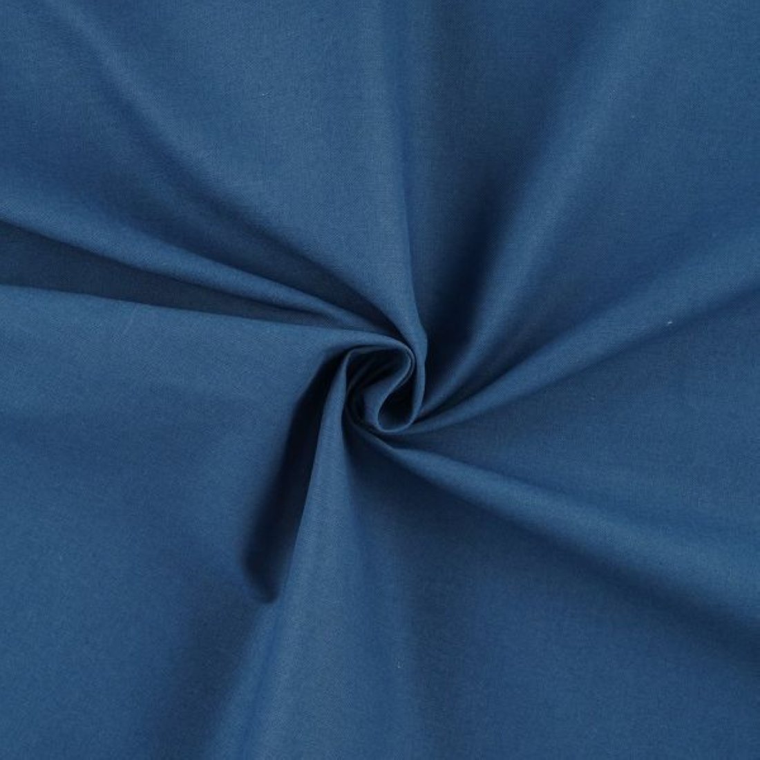 Tissu coton uni Cristina bleu orage - MT