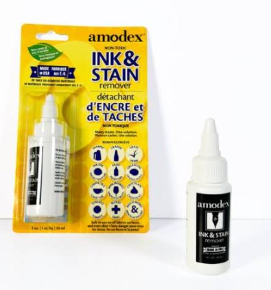Détachant Amodex encre et tâches - 30 ml - Mondial Tissus